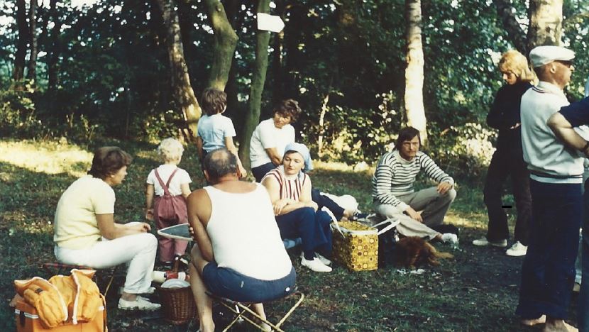 Ob Picknick oder Feste - Konau war ein beliebter Treffpunkt der Ascheberger Seglerinnen und Segler.