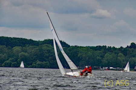 ASG Pokal 2020 Gise II am Samstag bei WIndstärken 3 bis 4 in Böen 5