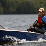 Ina auf der OK-Jolle ASG-Pokal 2024